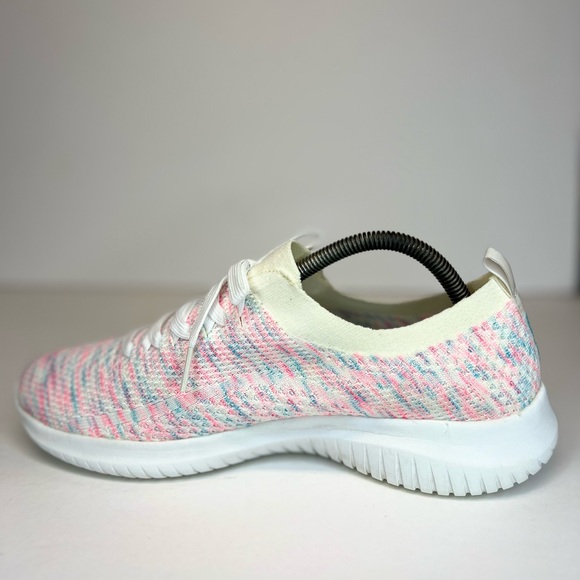 Skechers Womens Ultra Flex Happy Day 13101 Multi Casual Shoes Sneakers Sz 10 EXC - Picture 9 of 15